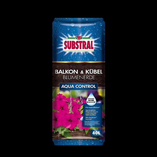 Substral Balkon &amp; K&uuml;bel Blumenerde Aqua Control 40 L