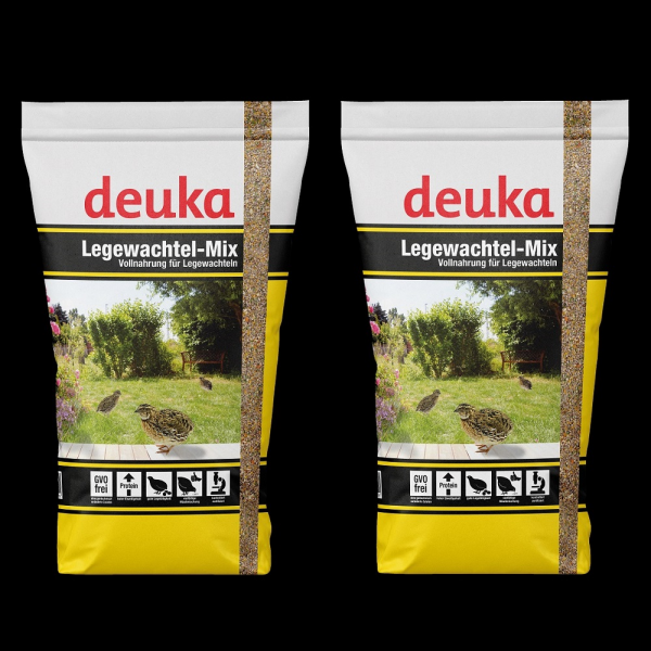 2 x deuka Legewachtel-MIX 10 kg