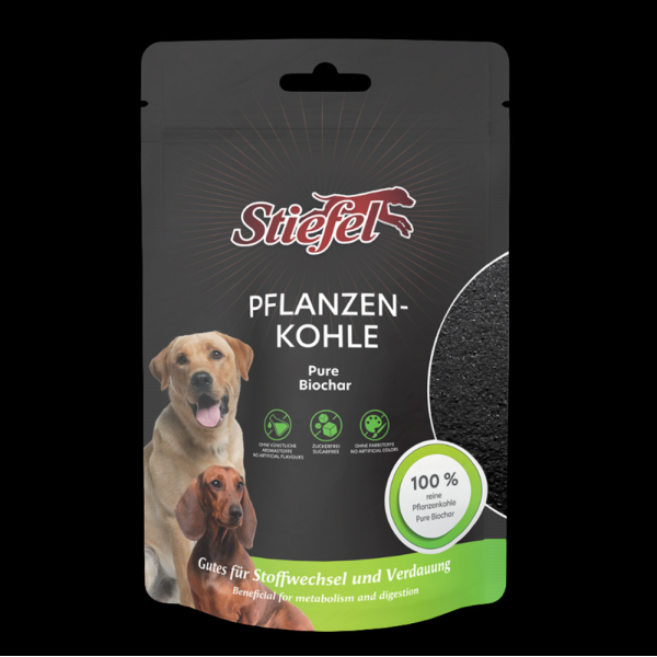 Stiefel Hund Pflanzenkohle 50 g