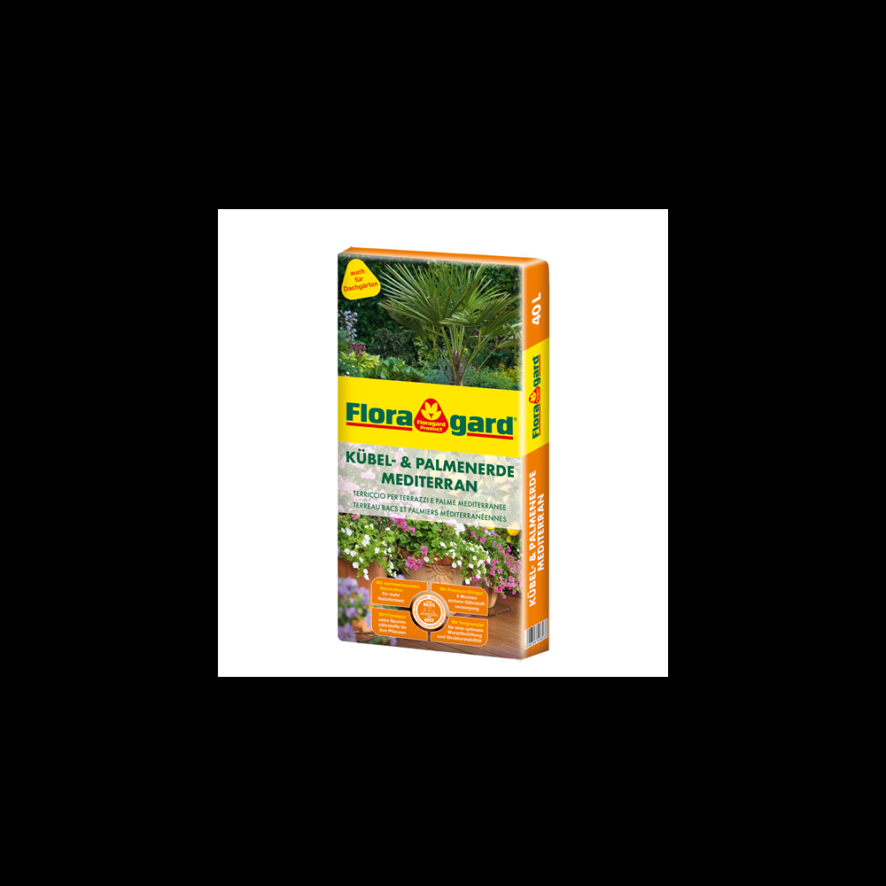 Floragard Grünpflanzen Erde 40L - Mit 6 Wochen Dünger