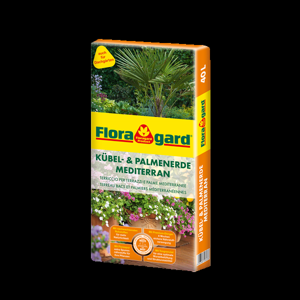 Floragard Kübel- & Palmenerde mediterran 40 L Kübelpflanzenerde