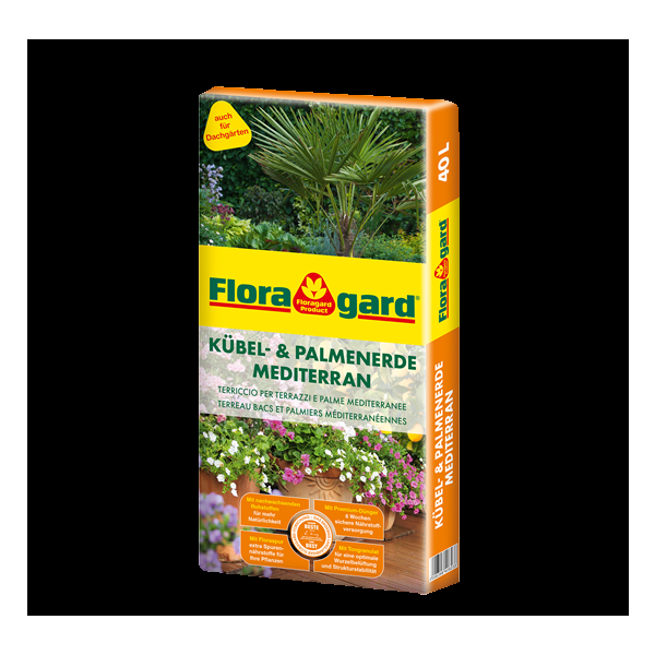 Floragard K&uuml;belpflanzenerde mediterran 40 L Palmenerde