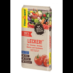 Floragard Bio-Erde LECKER Tomaten, Gemüse 40 L