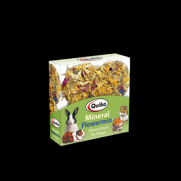 Quiko Mineral Flowermix Mineralstein für NAGER 90 g