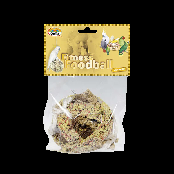 Quiko Fitness Foodball AMARILLO 100 g f&uuml;r Zierv&ouml;gel