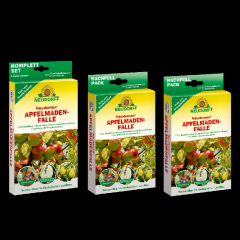 SET Neudorff Neudomon ApfelmadenFalle KOMPLETT-SET + 2 NACHF&Uuml;LLPACKS