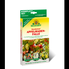 SET Neudorff Neudomon ApfelmadenFalle KOMPLETT-SET + 2 NACHF&Uuml;LLPACKS