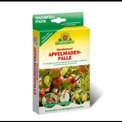 SET Neudorff Neudomon ApfelmadenFalle KOMPLETT-SET + 2 NACHF&Uuml;LLPACKS