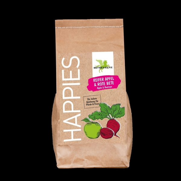 B&amp;E happies Reifer Apfel &amp; Rote Beete