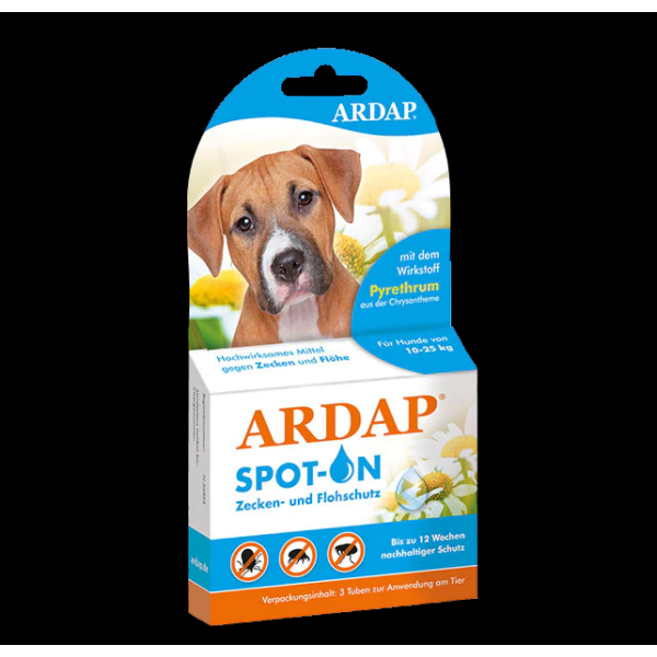 Ardap Spot-On f&uuml;r Hunde von 10-25 kg
