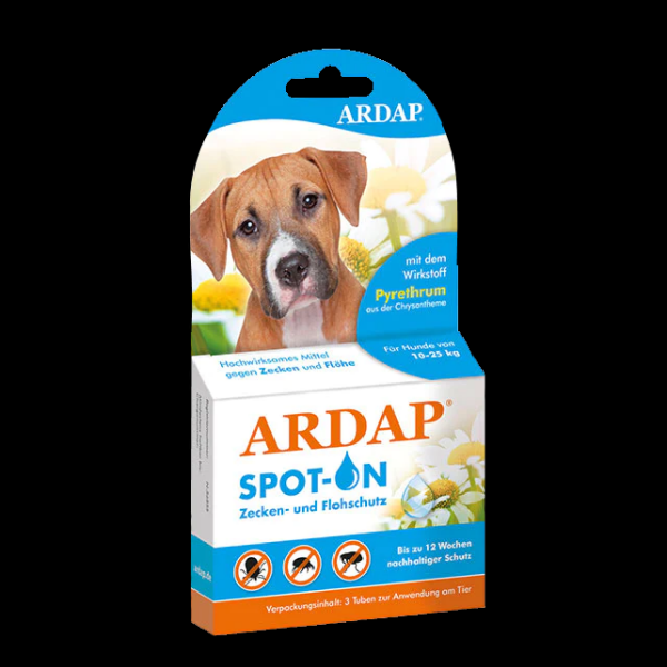 Ardap Spot-On f&uuml;r Hunde von 10-25 kg