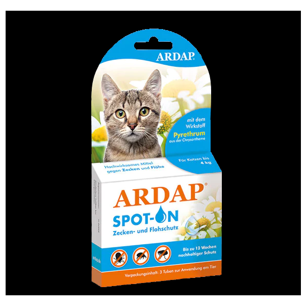 Ardap Spot-On f&uuml;r Katzen bis 4 kg
