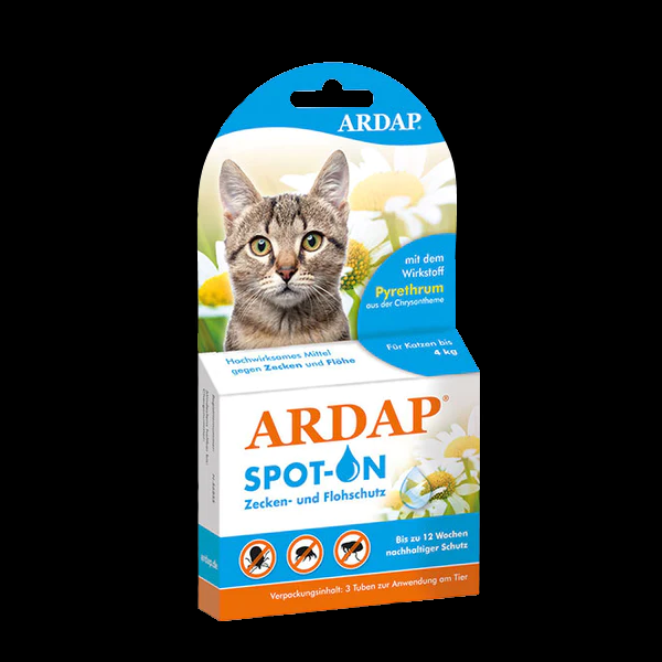 Ardap Spot-On f&uuml;r Katzen bis 4 kg