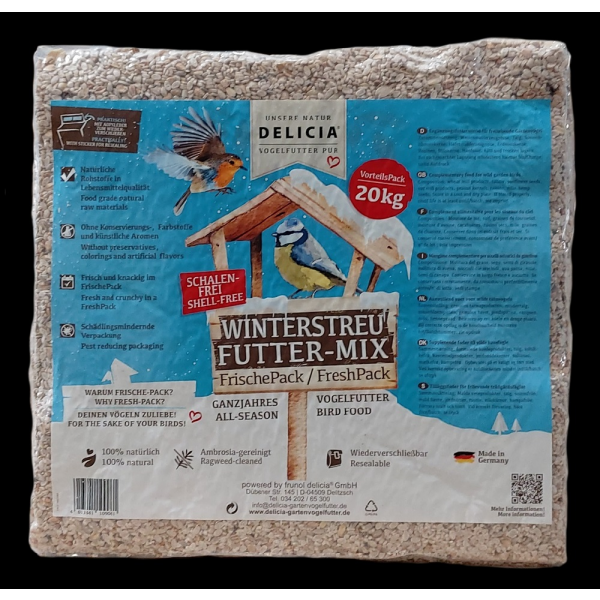 Delicia WINTERSTREU Futter-Mix 20 kg