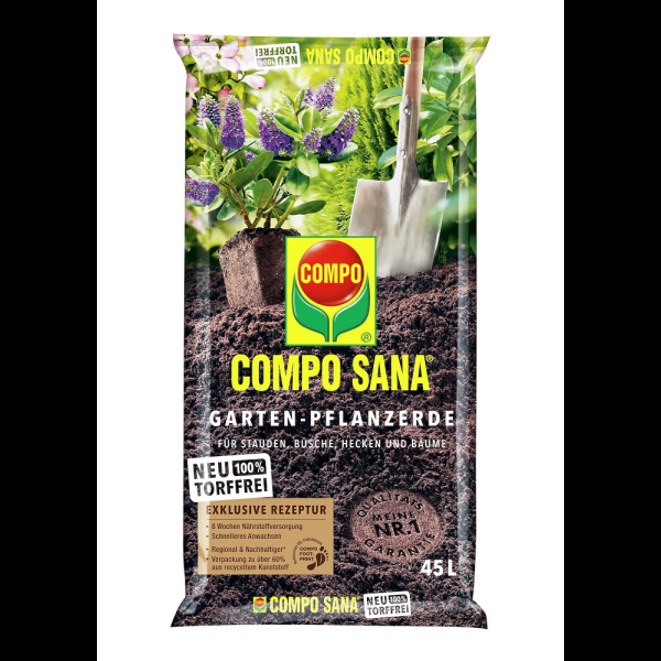 Compo Sana Garten-Pflanzerde torffrei 45 L, 18,15