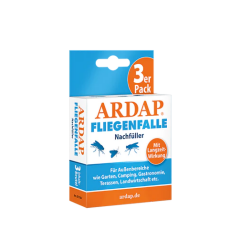 SET Ardap Fliegenfalle 1 Stück + Ardap Fliegenfalle Nachfüller 3 Beutel