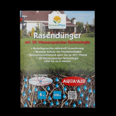 GreenPlan RASENDÜNGER mit 3D Wasserspeicher 4 kg