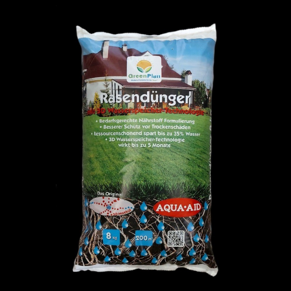 GreenPlan RASEND&Uuml;NGER mit 3D Wasserspeicher 8 kg