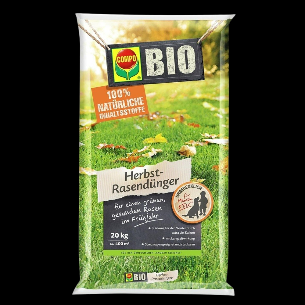 Compo BIO Herbst-Rasendnger 20 kg fr 400 m, 47,90