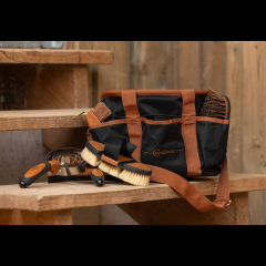 Kerbl Covalliero Putztasche schwarz/cognac