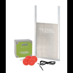 Kerbl Automatische Hühnertür mit Schiebetür 300 x 400 mm