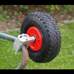 Kerbl Stützräder für Schubkarre, paarweise, Vollgummi