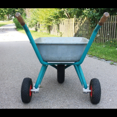 Kerbl Stützräder für Schubkarre, paarweise, Vollgummi