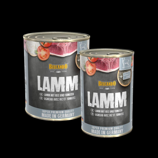 Belcando LAMM mit Reis und Tomaten