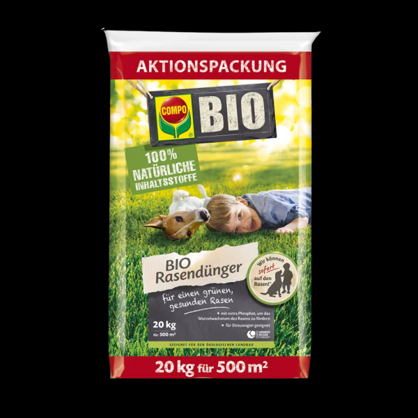 Compo BIO Rasendünger Aktion 20 kg