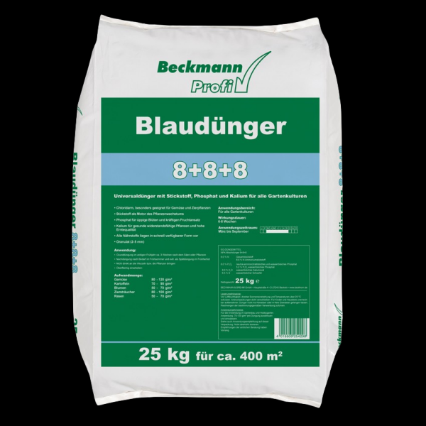 Beckmann Profi Blaudünger Blaukorn 8+8+8 25 kg