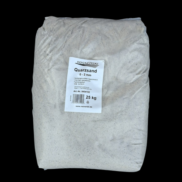 Quarzsand 0-2 mm 25 kg