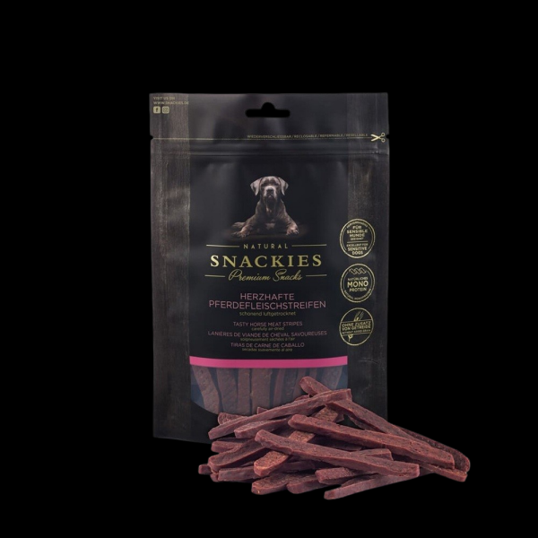 SNACKIES Herzhafte Pferdefleischstreifen