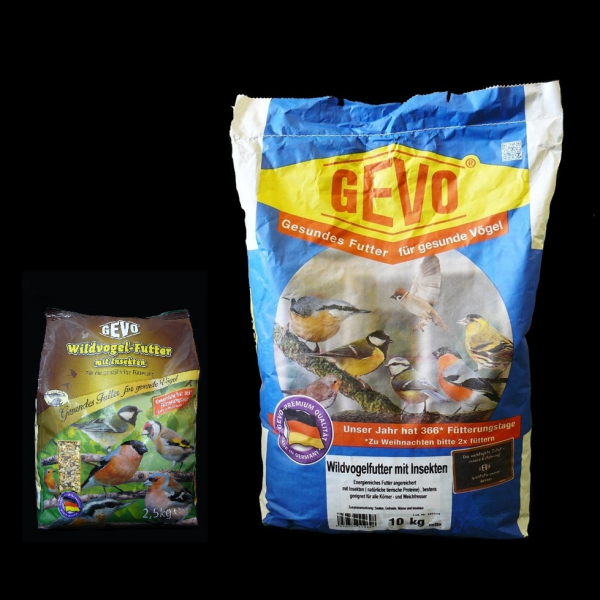Gevo Wildvogelfutter mit Insekten