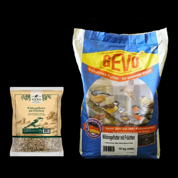 Gevo Wildvogelfutter mit Früchten