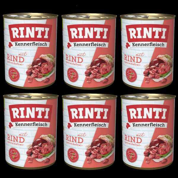 6 x Rinti Kennerfleisch mit RIND 800 g