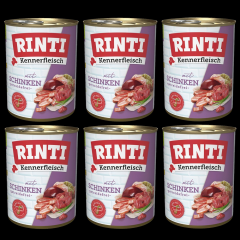 6 x Rinti Kennerfleisch mit SCHINKEN 800 g