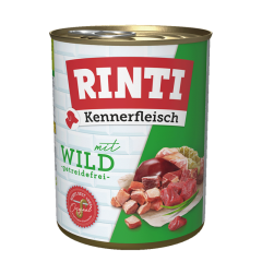 6 x Rinti Kennerfleisch mit WILD 800 g