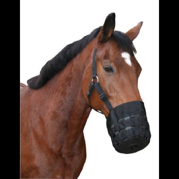 Marengos Textil Maulkorb - Fressbremse Für Pferde & Ponys