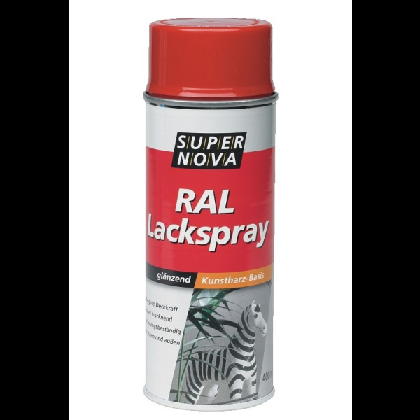 Supernova Hochglanzlackspray RAL 1021 RAPSGELB 400 ml