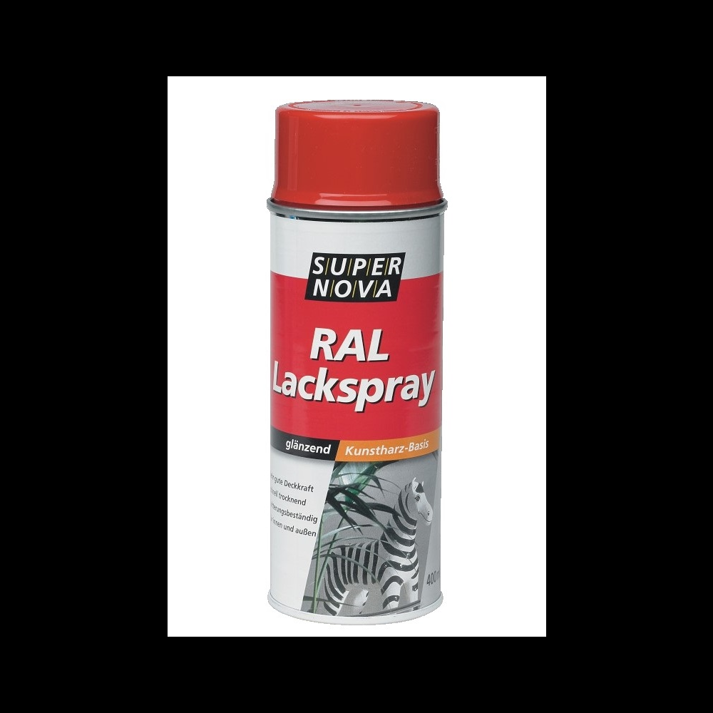 Supernova Hochglanzlackspray RAL 9006 WEISSALUMINIUM 400 ml, 9,69
