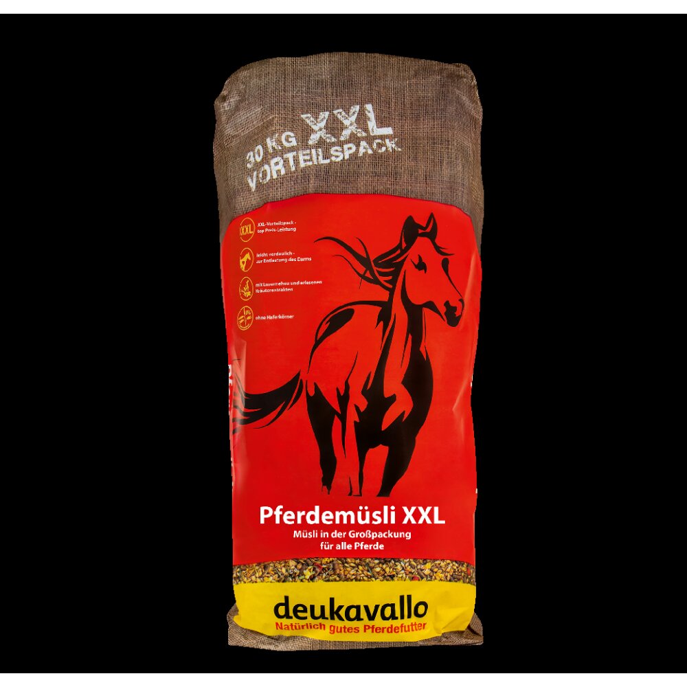 8x Deukavallo Pferdemüsli 30 kg XXL 0,69€/kg 