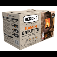 Rekord Braunkohlebriketts 10 kg Kaminbriketts