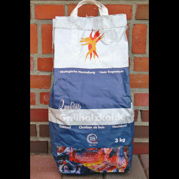 Flammenco Qualitäts Grillholzkohle 3 kg
