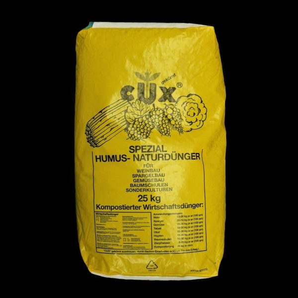 CUX Spezial Humus-Naturd&uuml;nger gek&ouml;rnt Humuskorn 25 kg