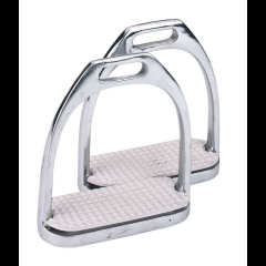 Kerbl Steigb&uuml;gel Edelstahl 10 cm Trittbreite paarweise