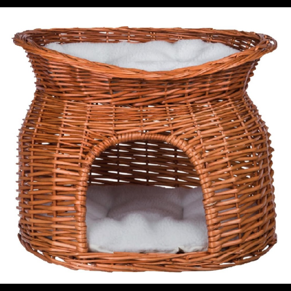 Trixie Korbhöhle mit Liegedach und 2 Kissen 54 × 43 × 37 cm