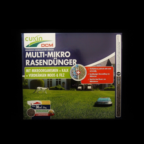 Cuxin DCM Multi-Mikro Rasendünger 3 kg