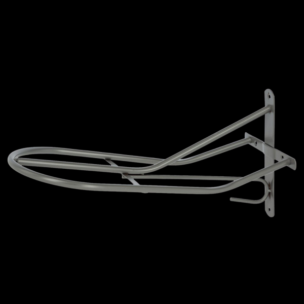 Kerbl Sattelhalter grau