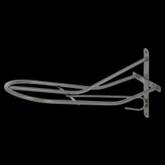 Kerbl Sattelhalter grau