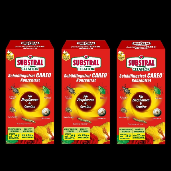 3 x Substral Celaflor Schädlingsfrei Careo Konzentrat 250 ml